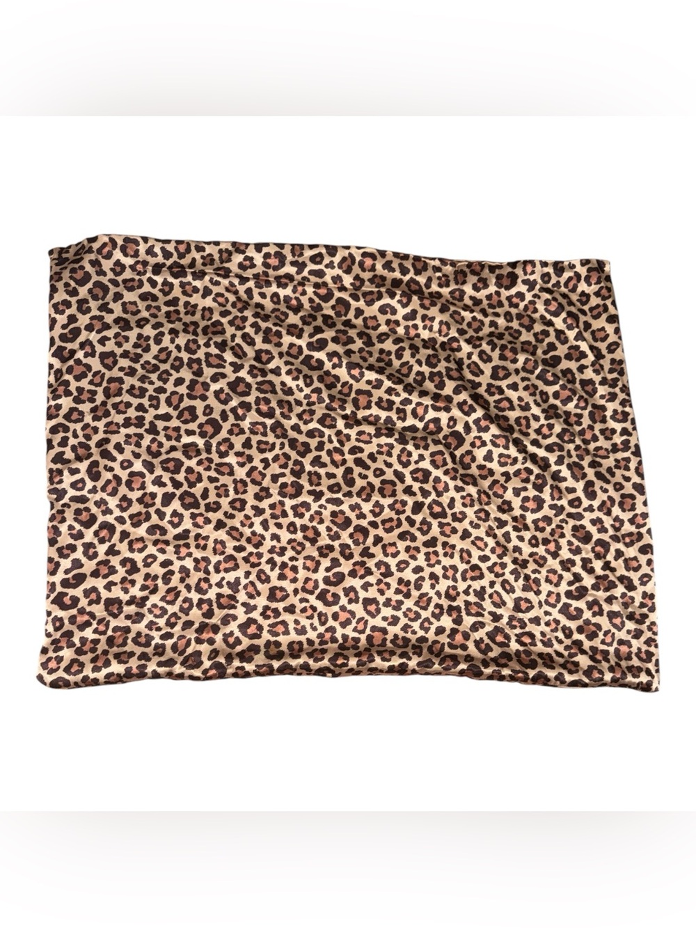 Leopard Print Silky Pillowcase for Full Bed or Twin Size Pillow Case Satin Soft